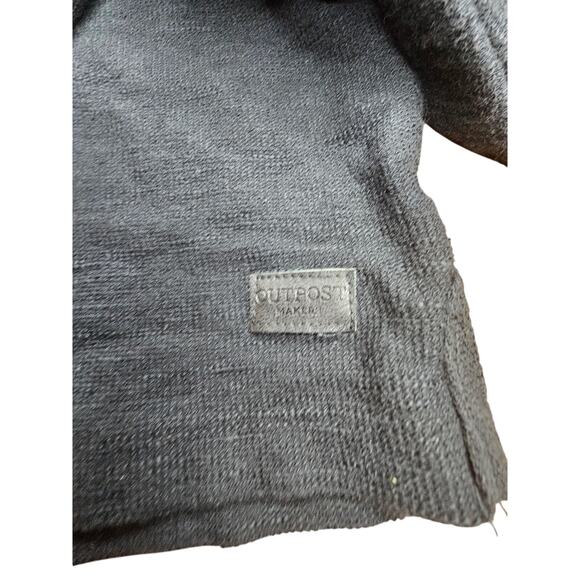 Buckle Outpost Maker Textured Quarter Zip Hoodie NEW Mens Size XL Black BKE(697) - Picture 6 of 9